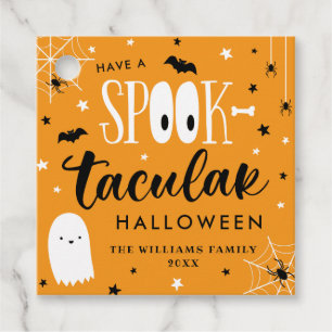 Heb een spoktaculaire halloween bedankjes labels