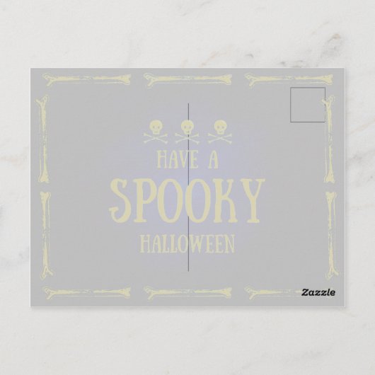 Heb een spoky-halloween briefkaart (Achterkant)