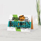 Heb een Spook-tacular Halloween Verjaardag Kaart (Voorkant)