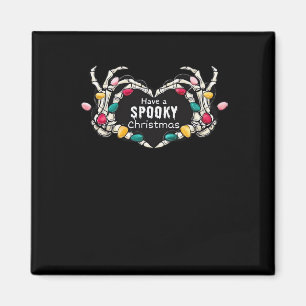 Heb een spookachtige kerstklassieker - Skeleton Ha Magneet