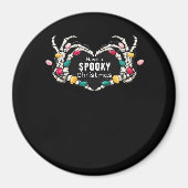 Heb een spookachtige kerstklassieker - Skeleton Ha Magneet (Voorkant)