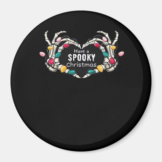 Heb een spookachtige kerstklassieker - Skeleton Ha Magneet (Voorkant)