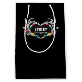 Heb een spookachtige kerstklassieker - Skeleton Ha Medium Cadeauzakje (Voorkant)