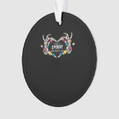 Heb een spookachtige kerstklassieker - Skeleton Ha Ornament (voorkant)