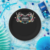 Heb een spookachtige kerstklassieker - Skeleton Ha Papieren Bordje (Feest)