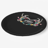 Heb een spookachtige kerstklassieker - Skeleton Ha Papieren Bordje (Gekanteld)