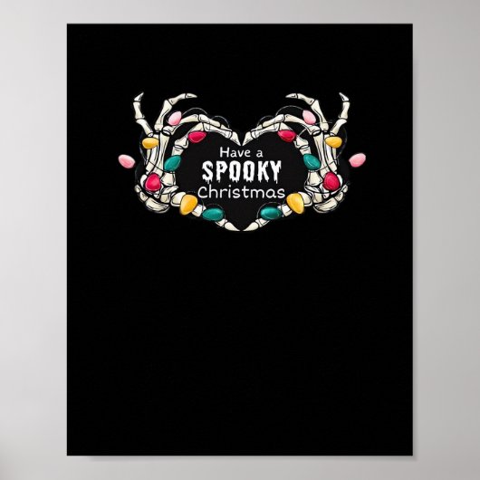 Heb een spookachtige kerstklassieker - Skeleton Ha Poster (Voorkant)