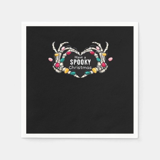 Heb een spookachtige kerstklassieker - Skeleton Ha Servet (Voorkant)