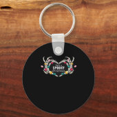 Heb een spookachtige kerstklassieker - Skeleton Ha Sleutelhanger (Voorkant)