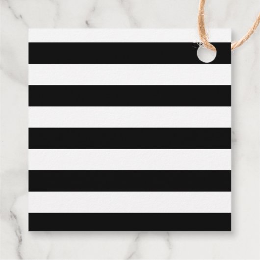 Heb een Spooktaculaire Halloween Black & White Bedankjes Labels (Achterkant)