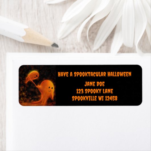 Heb een Spooktacular Halloween met Ghost Etiket (Insitu)