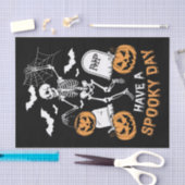 Heb een Spooky Day Halloween Witch Gift Skeleton Tissuepapier (Craft)