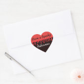 Heb een Spooky Halloween Heart Sticker (Envelop)