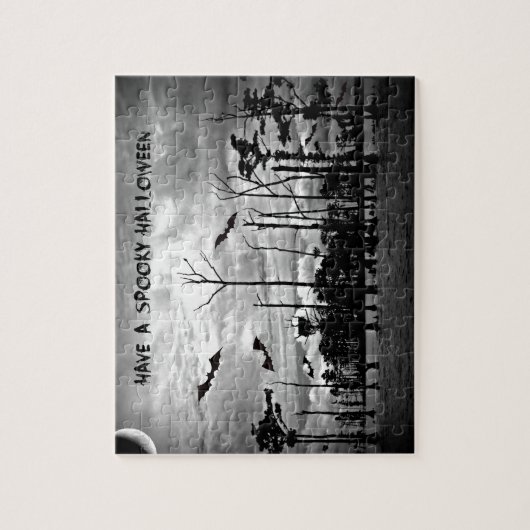 Heb een Spooky Halloween! Legpuzzel (Verticaal)