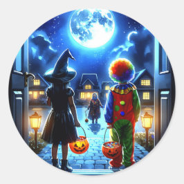 Heb een Spooky Halloween Ronde Sticker