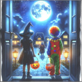 Heb een Spooky Halloween Sticker (Voorkant)