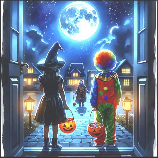 Heb een Spooky Halloween Sticker (Voorkant)