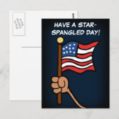 Heb een stervormige dag briefkaart (Voorkant / Achterkant)