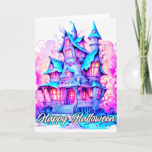 Heb een super-Spooky Halloween Kaart (Voorkant)