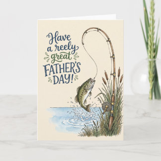 Heb een superleuke Vaderdag Vis Kaart