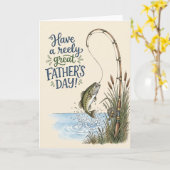 Heb een superleuke Vaderdag Vis Kaart (Gele Bloem)