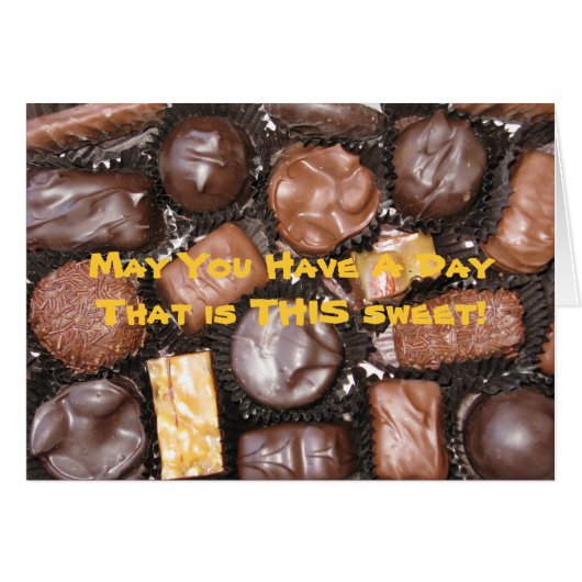 Heb een Sweet Day Card (Voorkant Horizontaal)