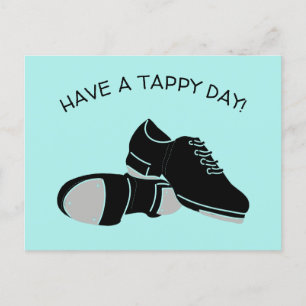Heb een Tappy Day Tap Dance Schoenen Briefkaart