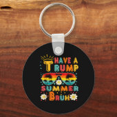 Heb een Trump Summer Bruh grappig Sleutelhanger (Voorkant)