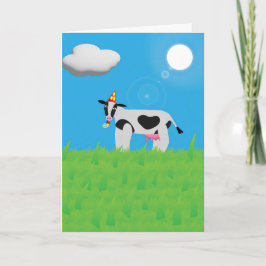 Heb een UDDER-ly grote verjaardag Kaart