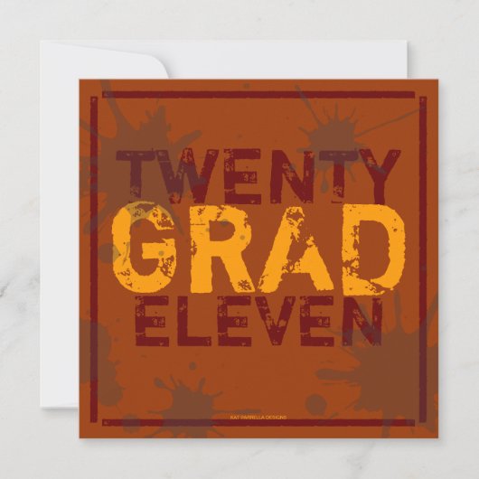 Heb een Uitnodiging van de Partij van de Graduatie (Voorkant)