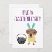 Heb een uitstekende paaskaart feestdagenkaart (Voorkant / Achterkant)