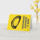 Heb een Verjaardag HaPasty! Kaart (Gele Bloem)