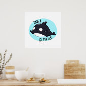 Heb een vloedgolf op de dag van de moord poster (Keuken)