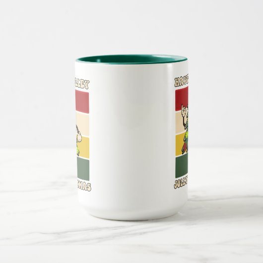 Heb een Volley Jolly Kerstmis. Funny Pickleball Mok (Midden)