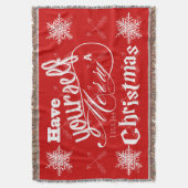 Heb een vrolijk Kerstfeest Pijlen Deken (Voorkant Verticaal)
