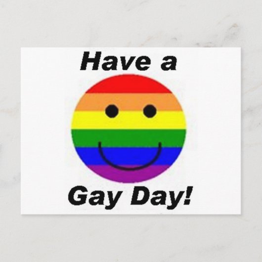Heb een Vrolijke Dag! Briefkaart (Voorkant)