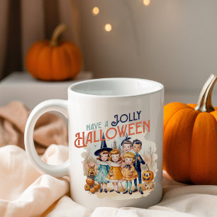 Heb een vrolijke Halloween Schattigee Vintage Koffiemok