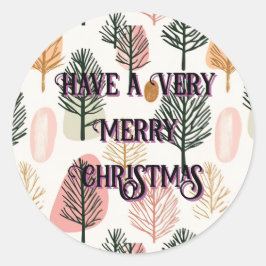 Heb een vrolijke kerst Sticker