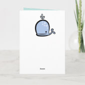 Heb een walvis van een tijd kaart (Achterkant)