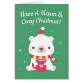 Heb een Warm & Cozy Beer Greep van de Kerst (Voorkant)