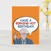 Heb een warme verjaardag kaart (Gele Bloem)