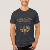 Heb een wens Hanukkah T-shirt (Voorkant)