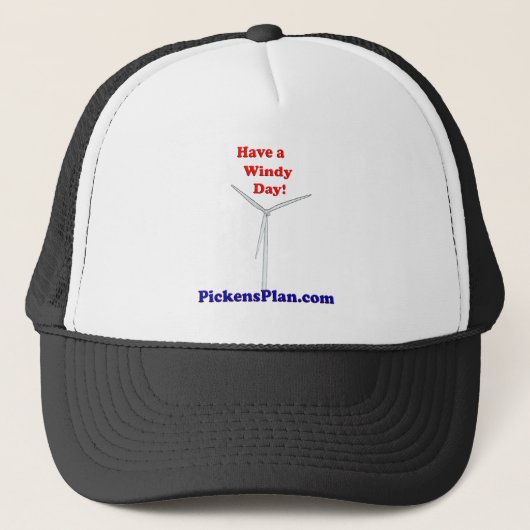 Heb een Windy Dag! PP-Pet Trucker Pet (Voorkant)