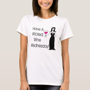 Heb een witte wijn woensdag! Wine Vixen T-shirt