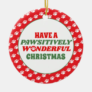 Heb een wonderbaarlijke Kerstmis Keramisch Ornament