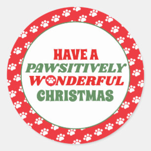 Heb een wonderbaarlijke Kerstmis Ronde Sticker