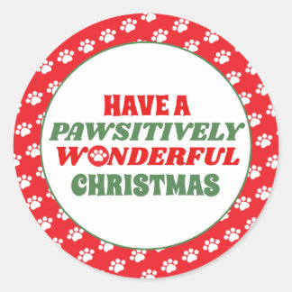 Heb een wonderbaarlijke Kerstmis Ronde Sticker