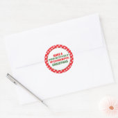 Heb een wonderbaarlijke Kerstmis Ronde Sticker (Envelop)