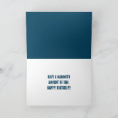 Heb een Wooly Good Birthday Mammoth Kaart (Binnen)