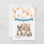 Heb een Yorkie-riffic Verjaardag Kaart met Celebra (Voorkant)